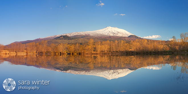 Reflected Volcano