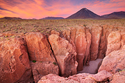 Canyon and Volcano